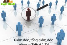 Quy định về Giám đốc Tổng giám đốc công ty TNHH 1 thành viên